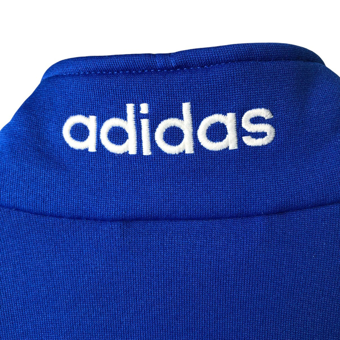 Vintage 90'S Adidas track jacket, size S, men's polyester blue type Vintage Second Hand