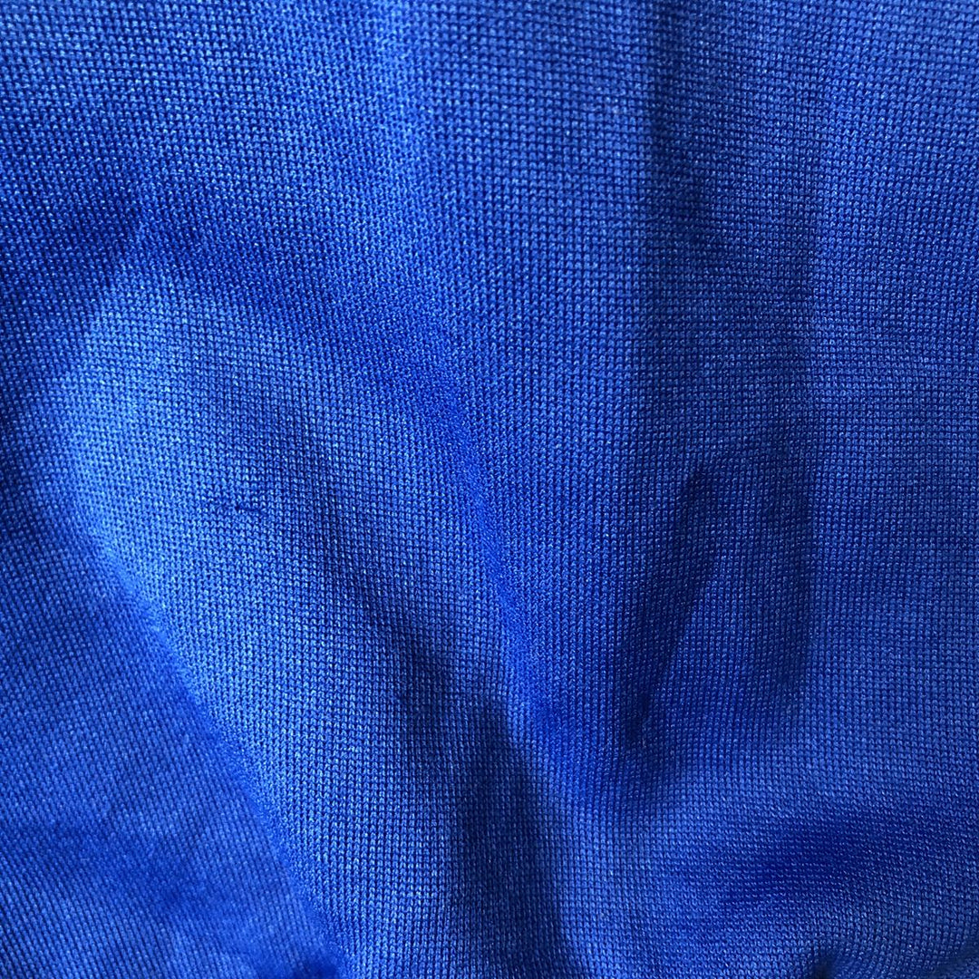 Vintage 90'S Adidas track jacket, size S, men's polyester blue type Vintage Second Hand