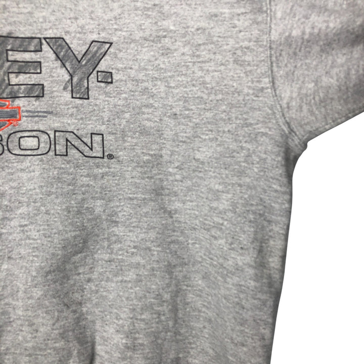 Vintage 1990'S Harley-Davidson Advertising Sweatshirt, Made in USA, Men's XL cotton gray type Vintage Second Hand