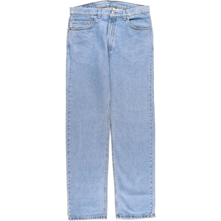 2000'S Levi's 505-4834 Regular Fit Straight Leg Tapered Denim Pants, Made in USA, Men's Size 34 cotton blue type Vintage Second Hand