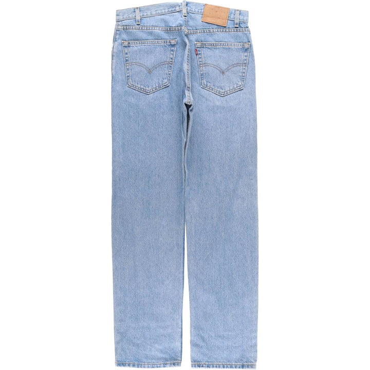 2000'S Levi's 505-4834 Regular Fit Straight Leg Tapered Denim Pants, Made in USA, Men's Size 34 cotton blue type Vintage Second Hand