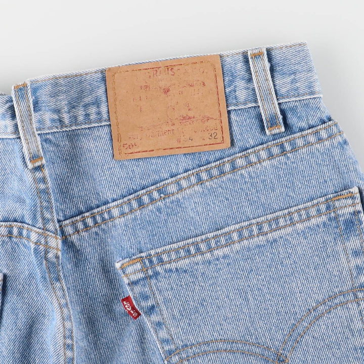 2000'S Levi's 505-4834 Regular Fit Straight Leg Tapered Denim Pants, Made in USA, Men's Size 34 cotton blue type Vintage Second Hand