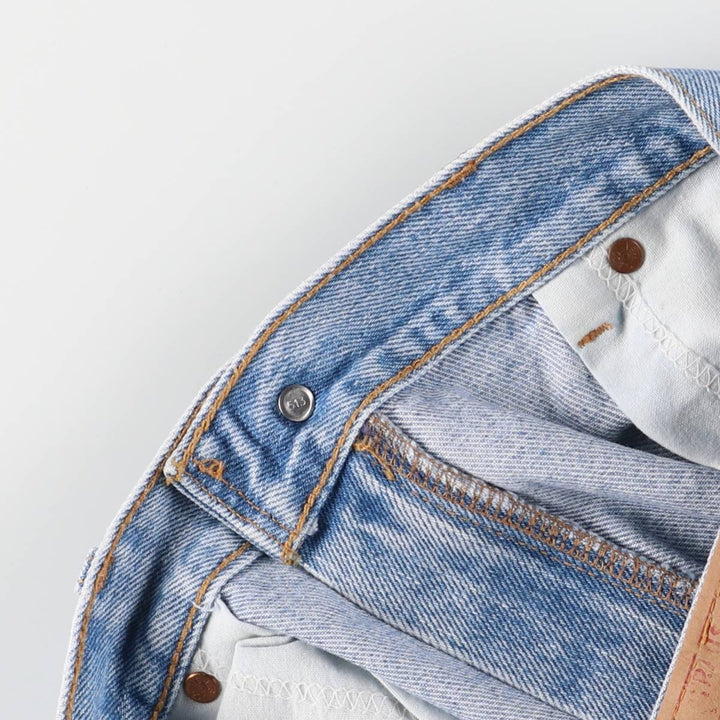 2000'S Levi's 505-4834 Regular Fit Straight Leg Tapered Denim Pants, Made in USA, Men's Size 34 cotton blue type Vintage Second Hand