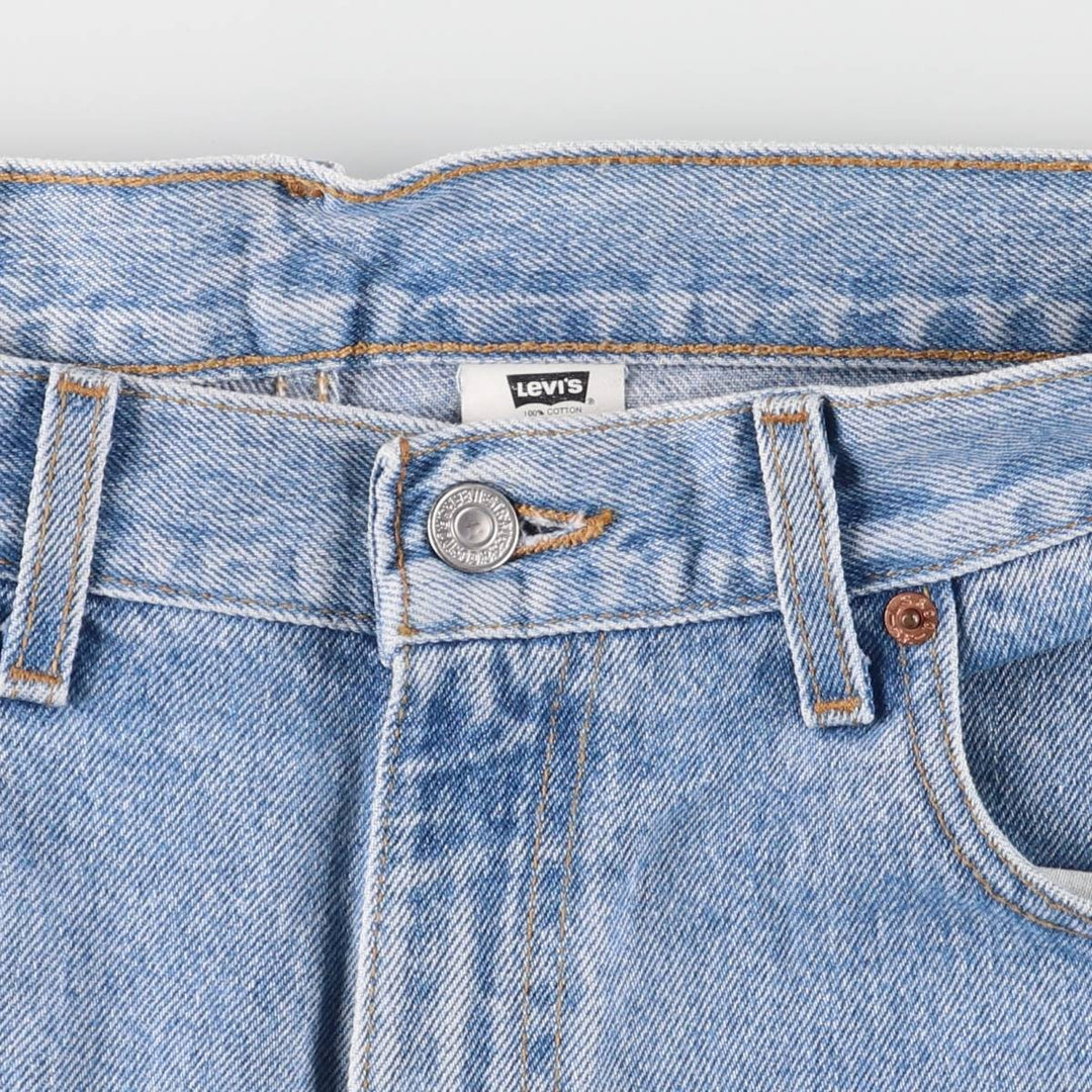 2000'S Levi's 505-4834 Regular Fit Straight Leg Tapered Denim Pants, Made in USA, Men's Size 34 cotton blue type Vintage Second Hand