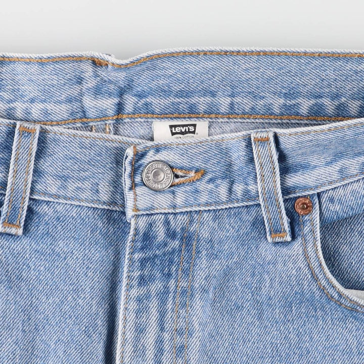 2000'S Levi's 505-4834 Regular Fit Straight Leg Tapered Denim Pants, Made in USA, Men's Size 34 cotton blue type Vintage Second Hand