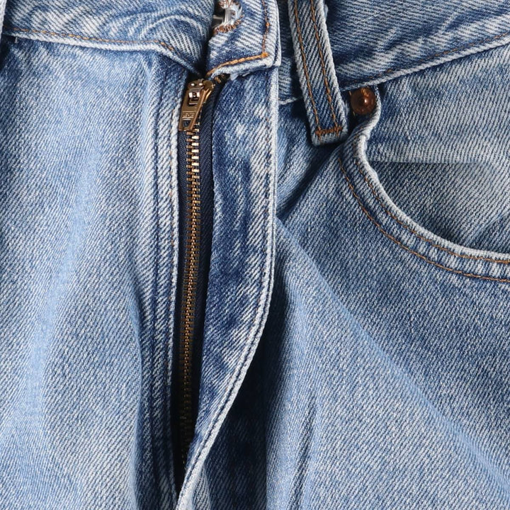 00'S Levi's 505 REGULAR FIT STRAIGHT LEG tapered denim pants made in USA, men's w35 equivalent cotton Blue type light blue Vintage Second Hand