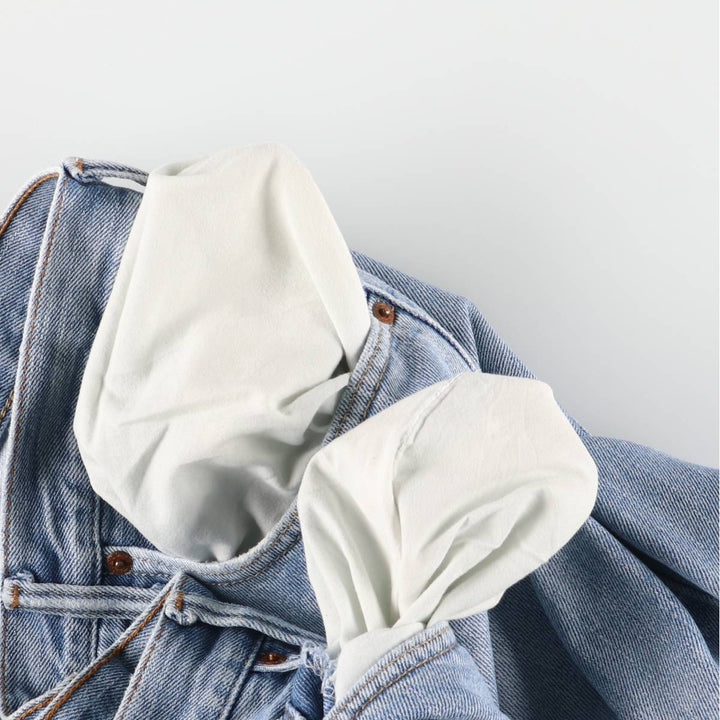 Levi's 505 Straight Fit Tapered Denim Pants, Men's, Size 38 cotton blue type Vintage Second Hand