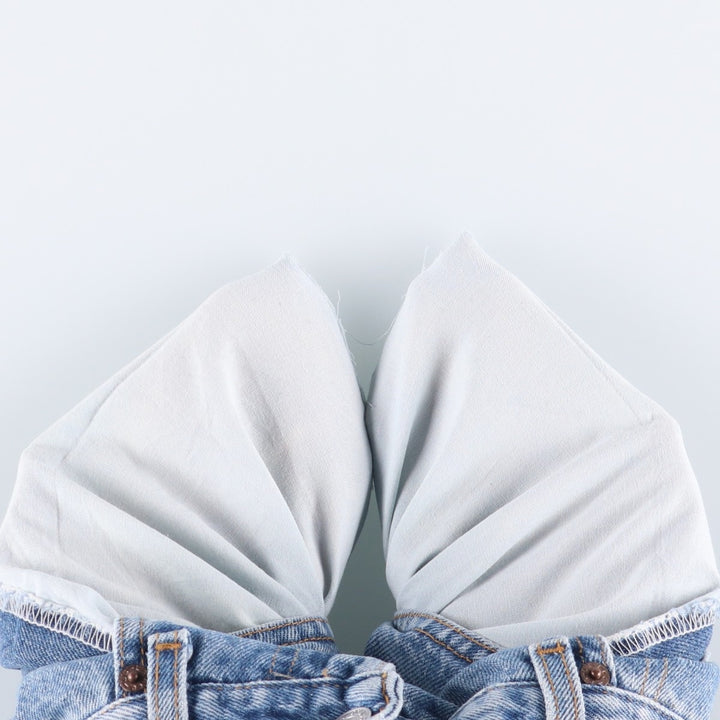 00'S Levi's 505 REGULAR FIT STRAIGHT LEG tapered denim pants for men, size w32 cotton Blue type light blue Vintage Second Hand