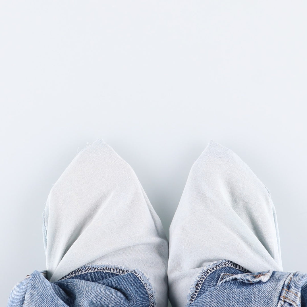 00'S Levi's 505 REGULAR FIT STRAIGHT LEG tapered denim pants for men, size w32 cotton Blue type light blue Vintage Second Hand