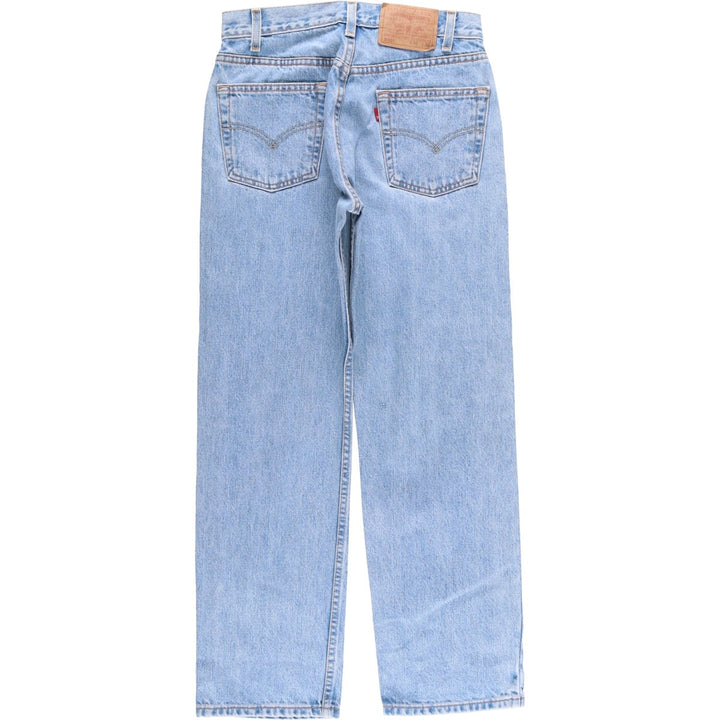 2000'S Levi's 505 Regular Fit Straight Leg Tapered Denim Pants, Men's Size W29 cotton Blue type light blue Vintage Second Hand