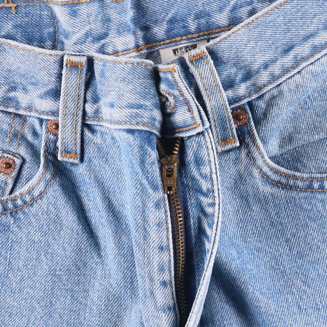 2000'S Levi's 505 Regular Fit Straight Leg Tapered Denim Pants, Men's Size W29 cotton Blue type light blue Vintage Second Hand