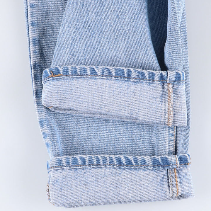 2000'S Levi's 505 Regular Fit Straight Leg Tapered Denim Pants, Men's Size W29 cotton Blue type light blue Vintage Second Hand