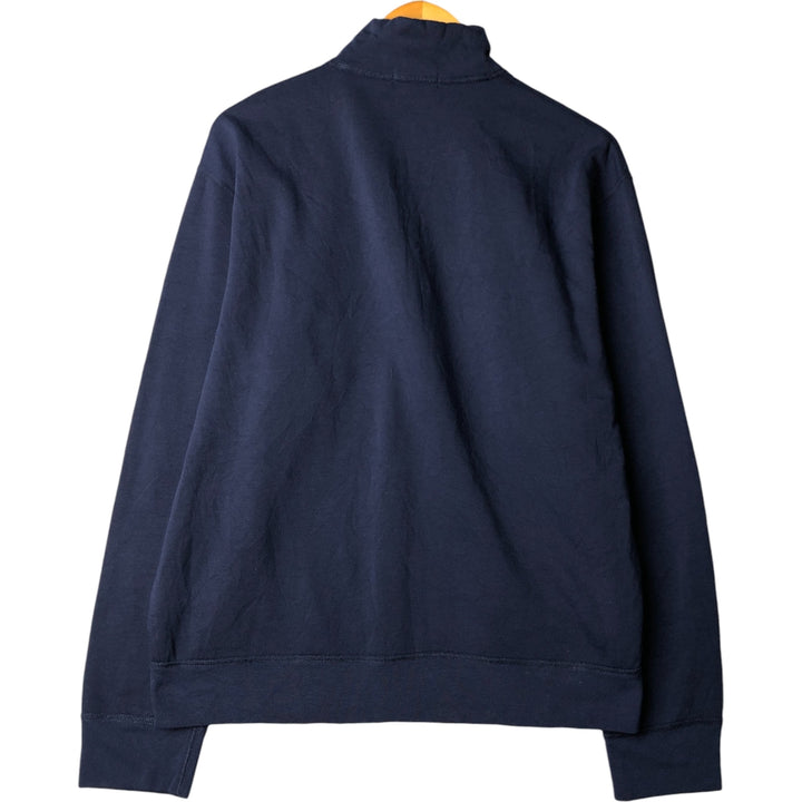 Ralph Lauren POLO SPORT half-zip sweatshirt, men's size L polyester navy blue type Vintage Second Hand