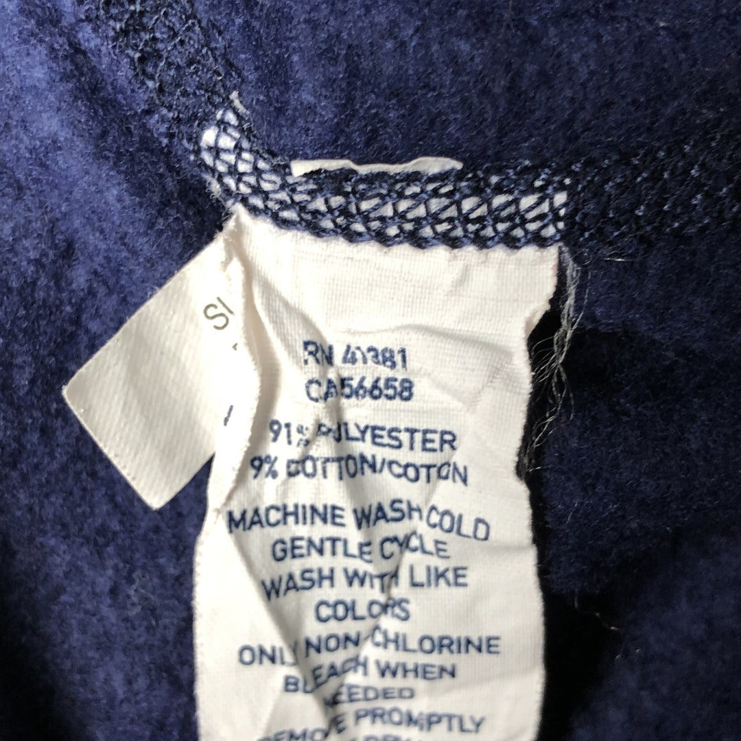 Ralph Lauren POLO SPORT half-zip sweatshirt, men's size L polyester navy blue type Vintage Second Hand