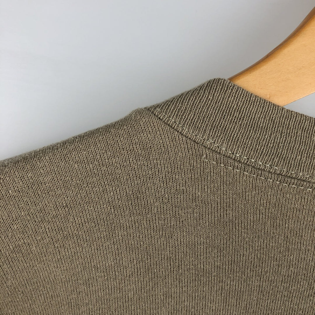 80s-90'S Jerzees Plain Blank Sweatshirt Trainer Made in USA Men's XL Vintage cotton Beige type Vintage Second Hand