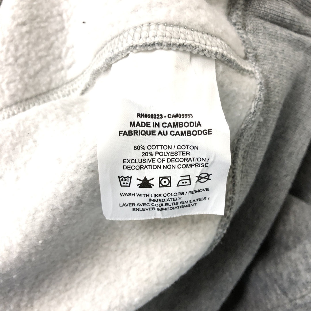 Nike One-Point Logo Sweatshirt, Men's Size Small cotton gray type Vintage Second Hand