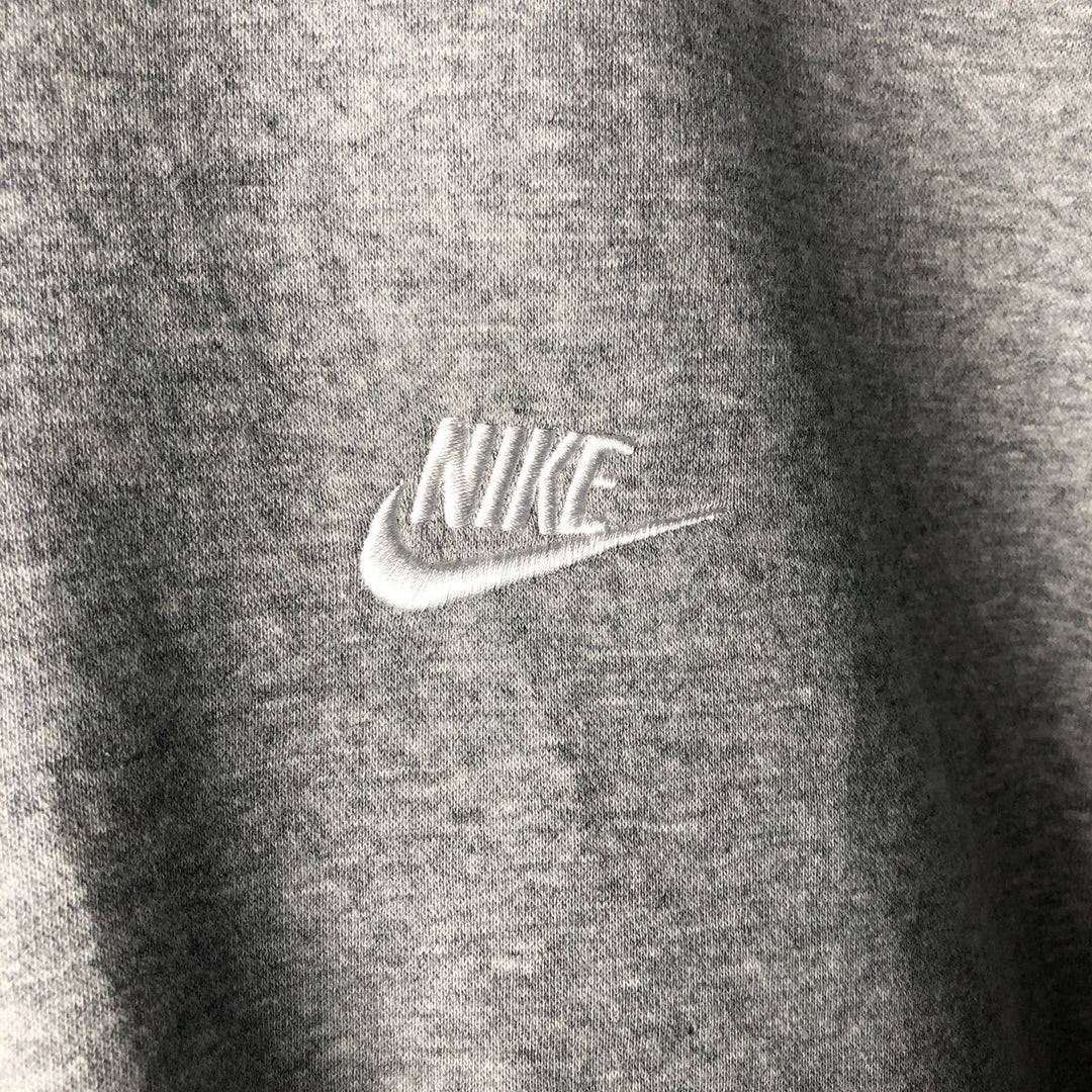 Nike One-Point Logo Sweatshirt, Men's Size Small cotton gray type Vintage Second Hand