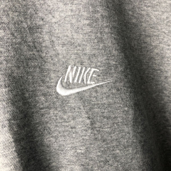 Nike One-Point Logo Sweatshirt, Men's Size Small cotton gray type Vintage Second Hand