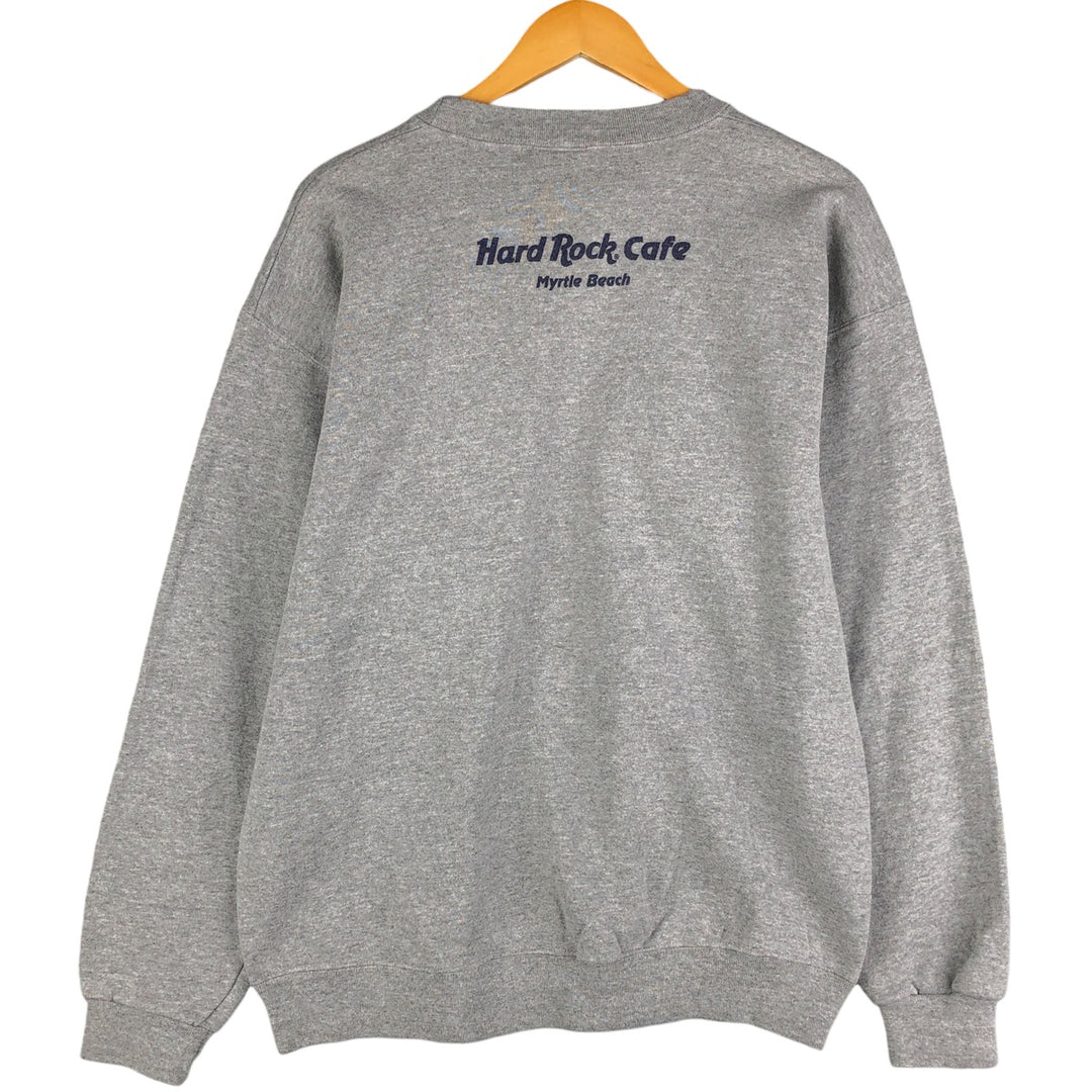 HARD ROCK CAFE Advertising Sweatshirt, Men's Size L cotton gray type Vintage Second Hand