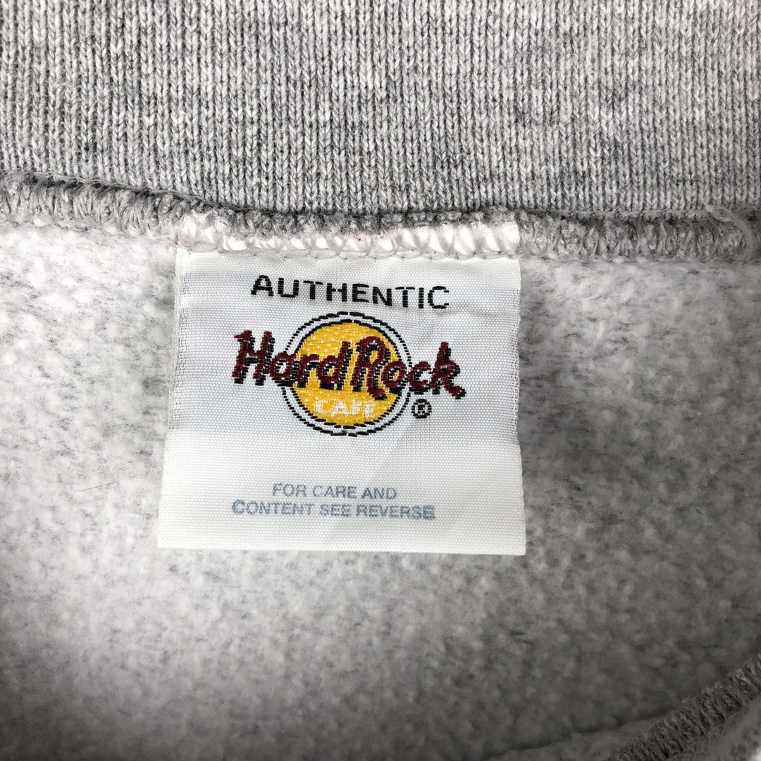 HARD ROCK CAFE Advertising Sweatshirt, Men's Size L cotton gray type Vintage Second Hand