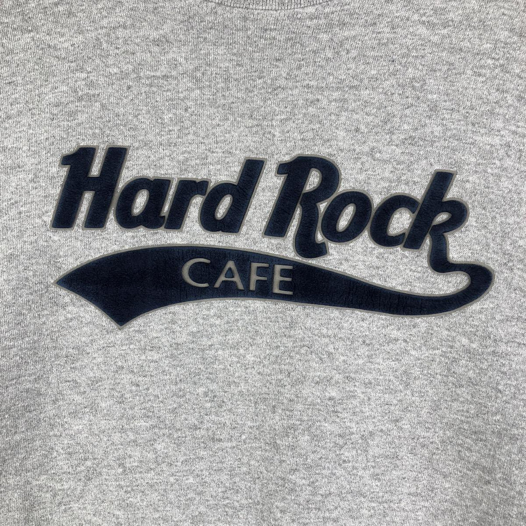 HARD ROCK CAFE Advertising Sweatshirt, Men's Size L cotton gray type Vintage Second Hand