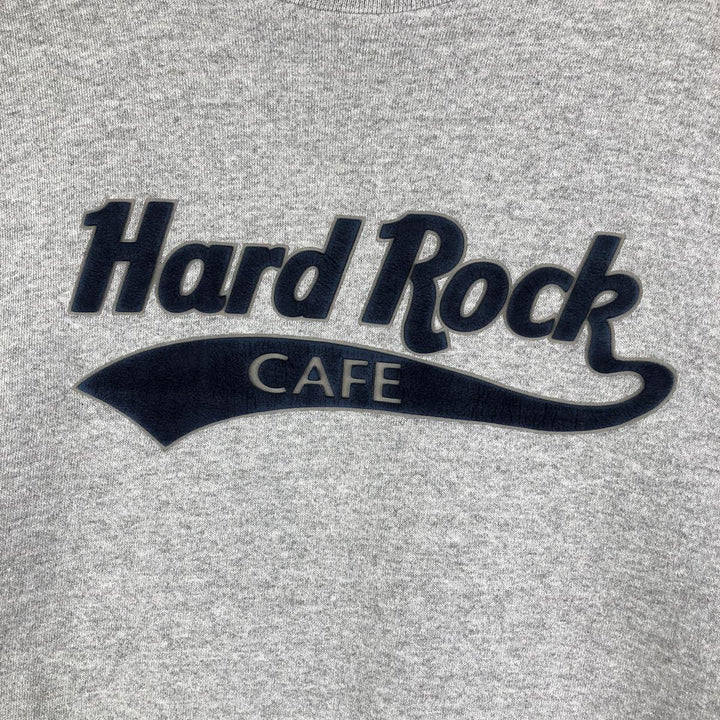 HARD ROCK CAFE Advertising Sweatshirt, Men's Size L cotton gray type Vintage Second Hand