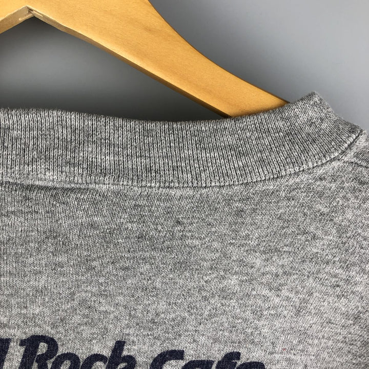 HARD ROCK CAFE Advertising Sweatshirt, Men's Size L cotton gray type Vintage Second Hand