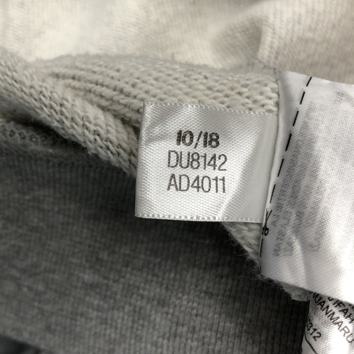 Adidas Trefoil logo sweatshirt, size M, men's cotton gray type Vintage Second Hand