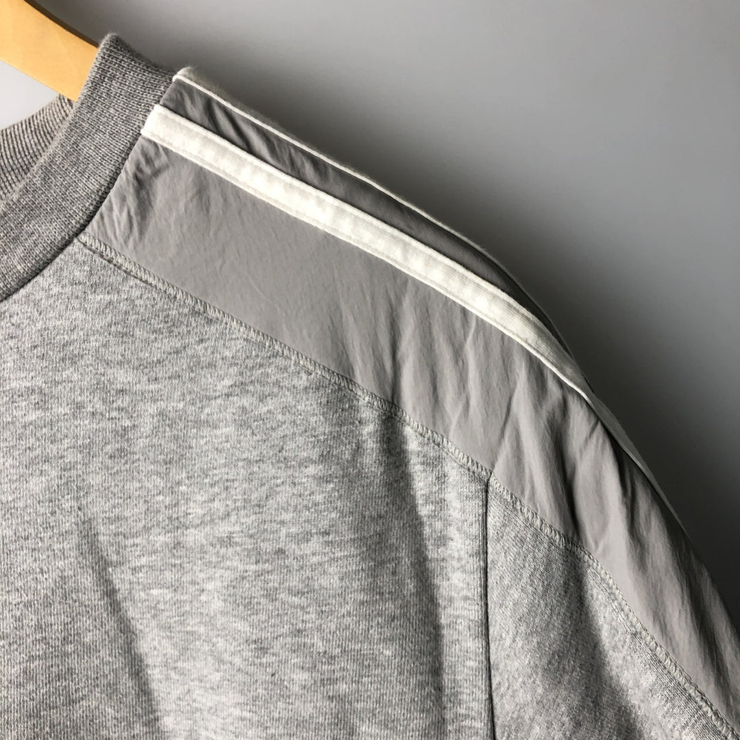 Adidas Trefoil logo sweatshirt, size M, men's cotton gray type Vintage Second Hand