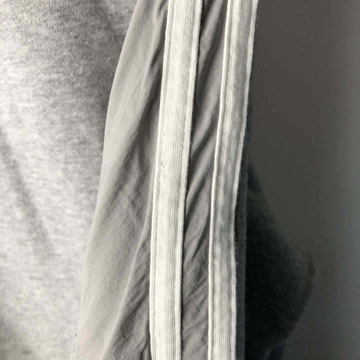 Adidas Trefoil logo sweatshirt, size M, men's cotton gray type Vintage Second Hand