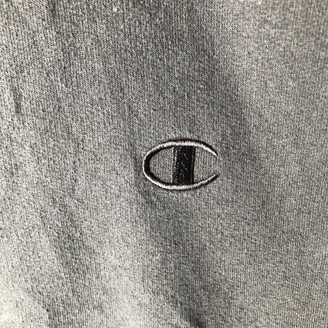 Champion Authentic Athletics Wear One-Point Logo Sweatshirt, Men's Size Small cotton black type Vintage Second Hand