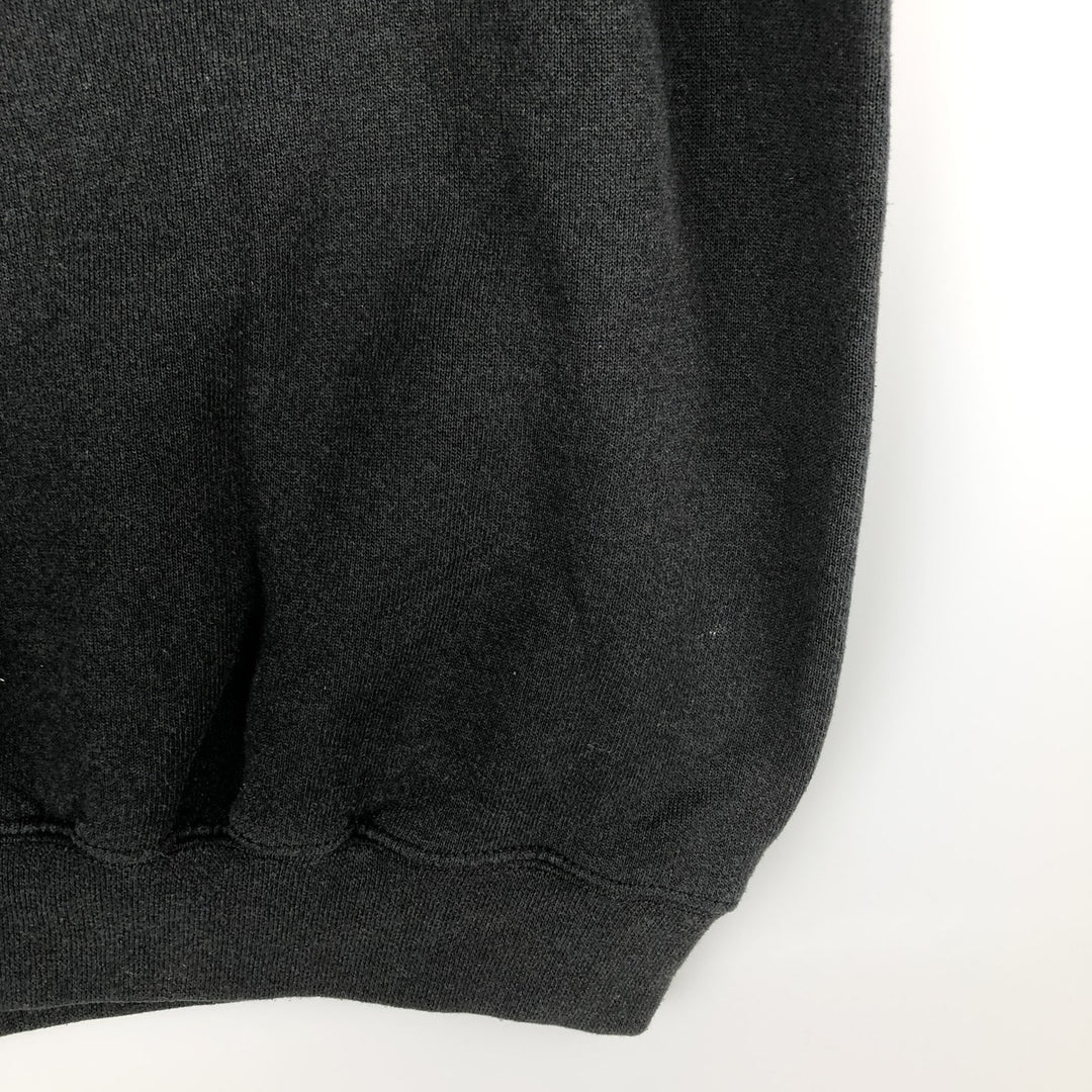 Vintage 90'S Majestic college sweatshirt, made in the USA, size XL, men's cotton black type Vintage Second Hand