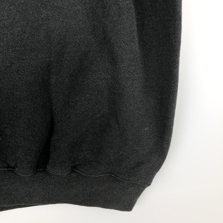 Vintage 90'S Majestic college sweatshirt, made in the USA, size XL, men's cotton black type Vintage Second Hand