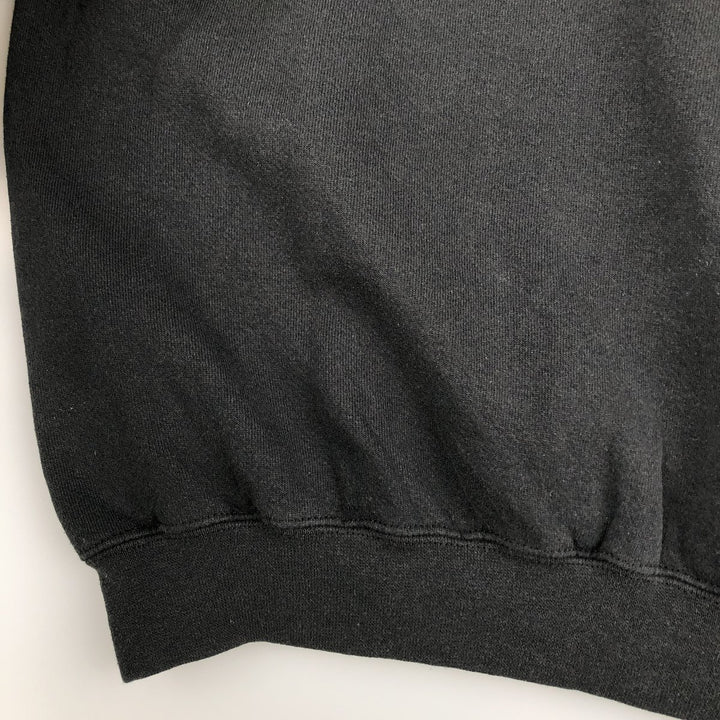 Vintage 90'S Majestic college sweatshirt, made in the USA, size XL, men's cotton black type Vintage Second Hand
