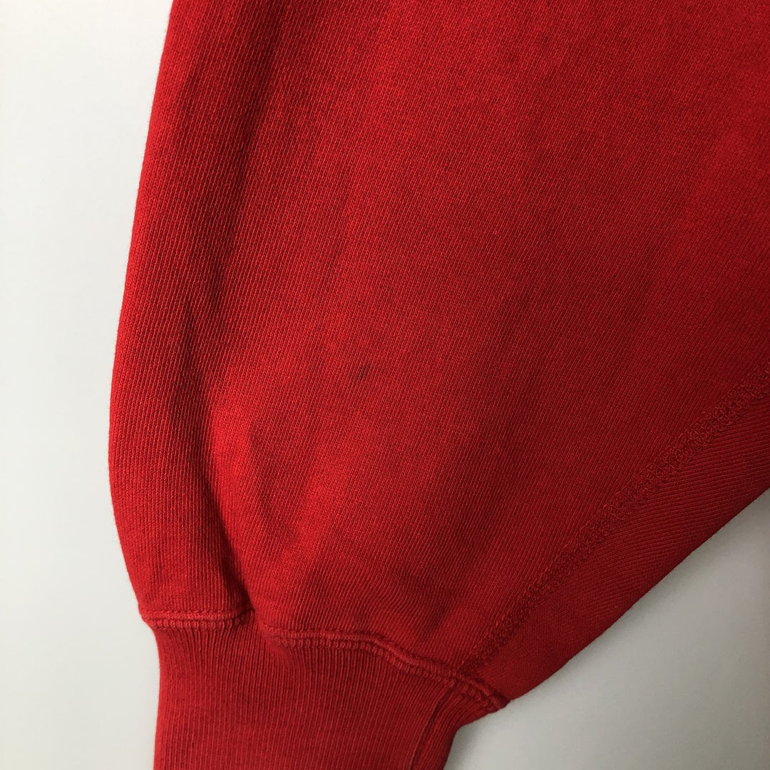 Ralph Lauren One-Point Logo Sweatshirt, Men's Size L cotton red type Vintage Second Hand