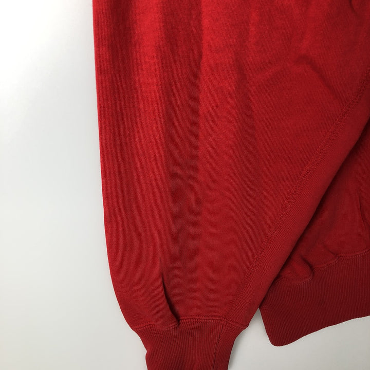 Ralph Lauren One-Point Logo Sweatshirt, Men's Size L cotton red type Vintage Second Hand