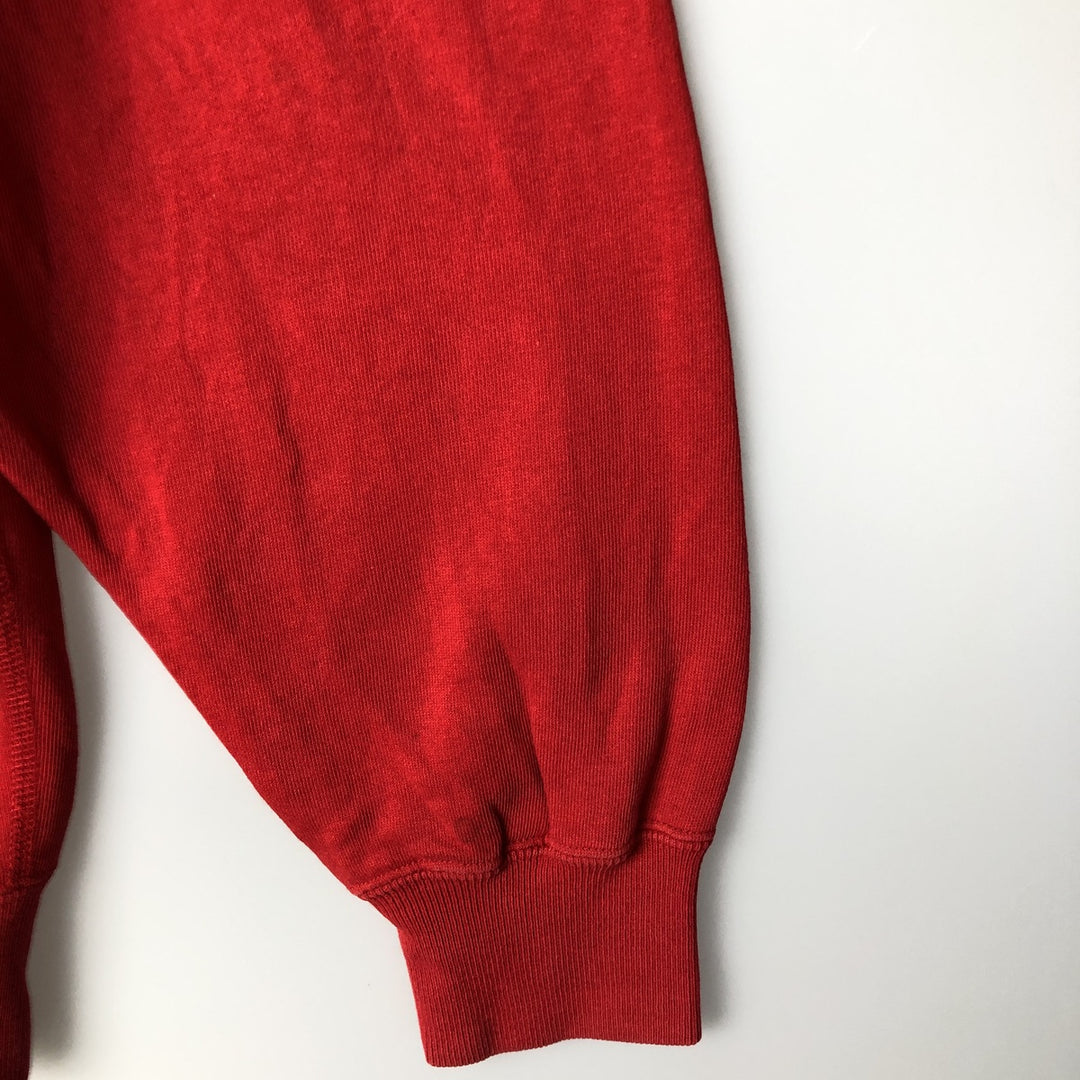 Ralph Lauren One-Point Logo Sweatshirt, Men's Size L cotton red type Vintage Second Hand