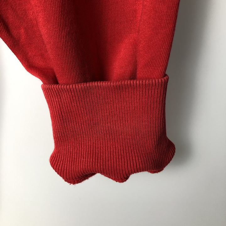 Ralph Lauren One-Point Logo Sweatshirt, Men's Size L cotton red type Vintage Second Hand