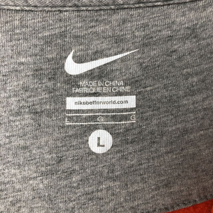 Nike One Point Logo Sweatshirt, Trainer, Men's Size L cotton orange type Vintage Second Hand