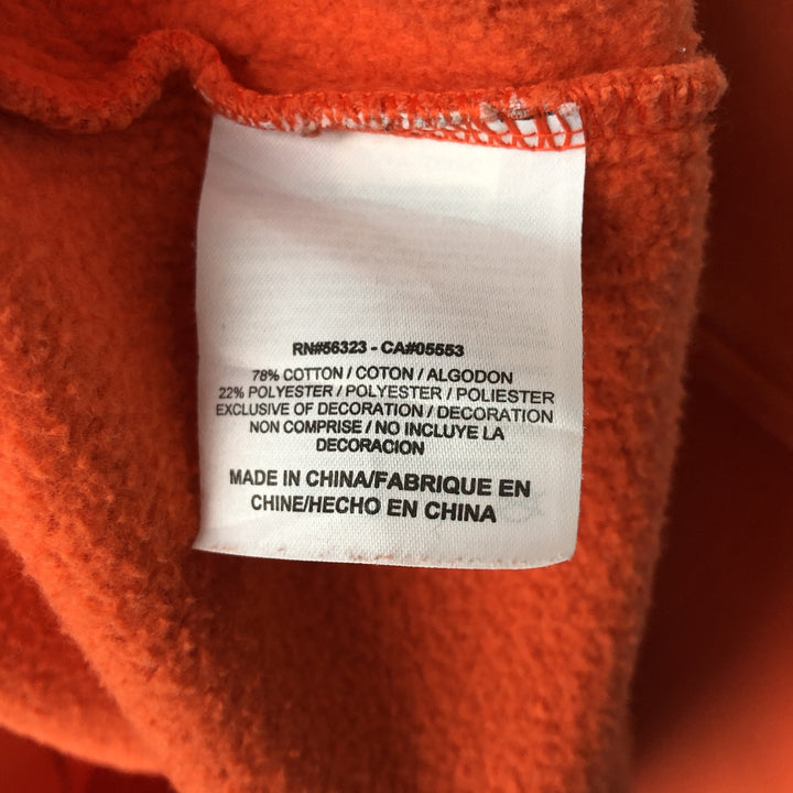 Nike One Point Logo Sweatshirt, Trainer, Men's Size L cotton orange type Vintage Second Hand