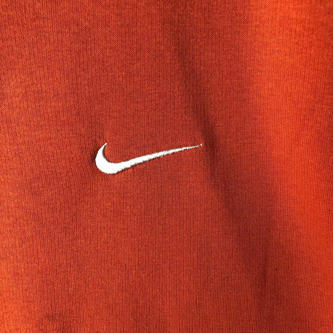 Nike One Point Logo Sweatshirt, Trainer, Men's Size L cotton orange type Vintage Second Hand