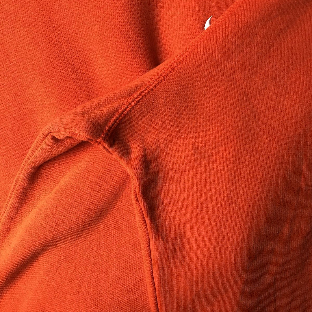 Nike One Point Logo Sweatshirt, Trainer, Men's Size L cotton orange type Vintage Second Hand