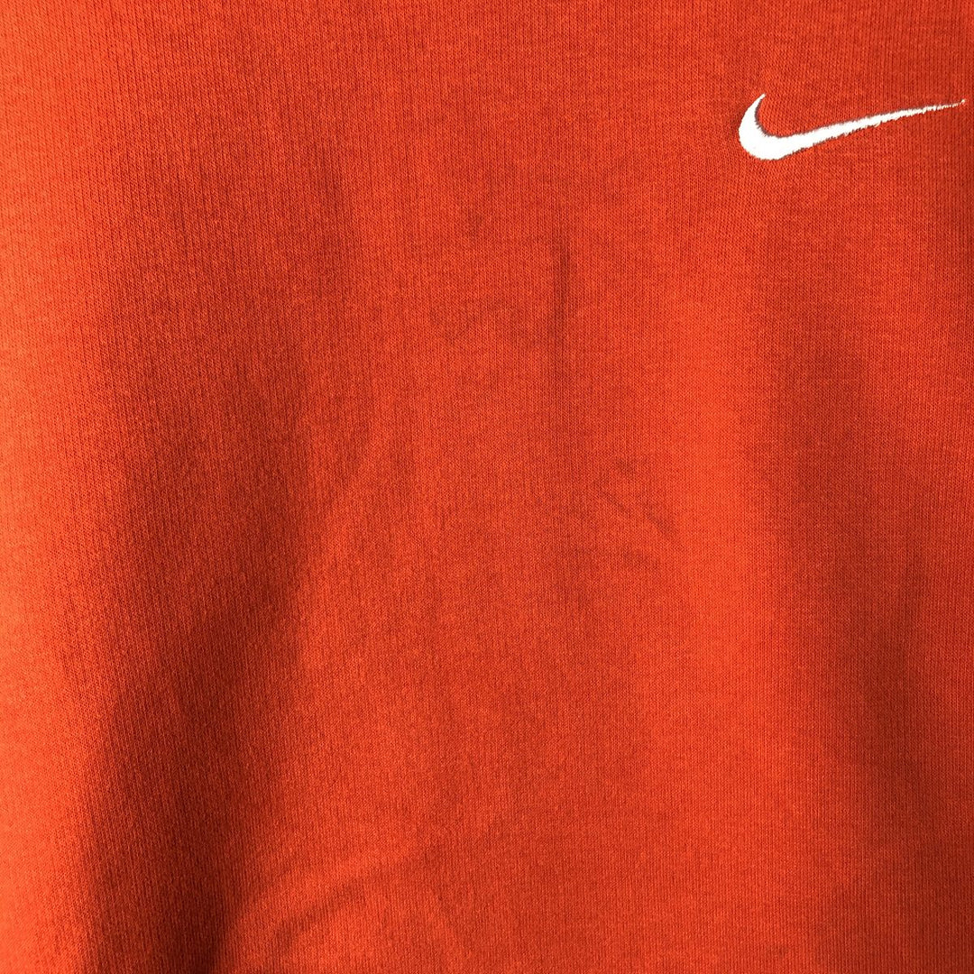 Nike One Point Logo Sweatshirt, Trainer, Men's Size L cotton orange type Vintage Second Hand