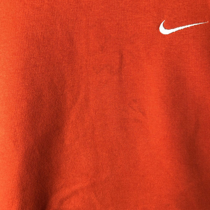 Nike One Point Logo Sweatshirt, Trainer, Men's Size L cotton orange type Vintage Second Hand