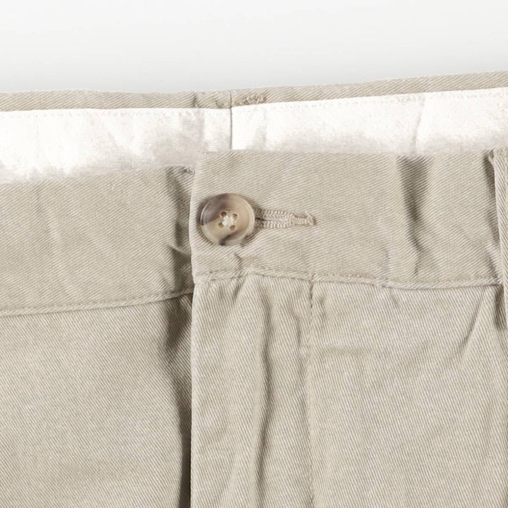 Ralph Lauren POLO by Ralph Lauren ETHAN PANT, two-pleat chino pants, men's size W35 cotton Beige type Vintage Second Hand