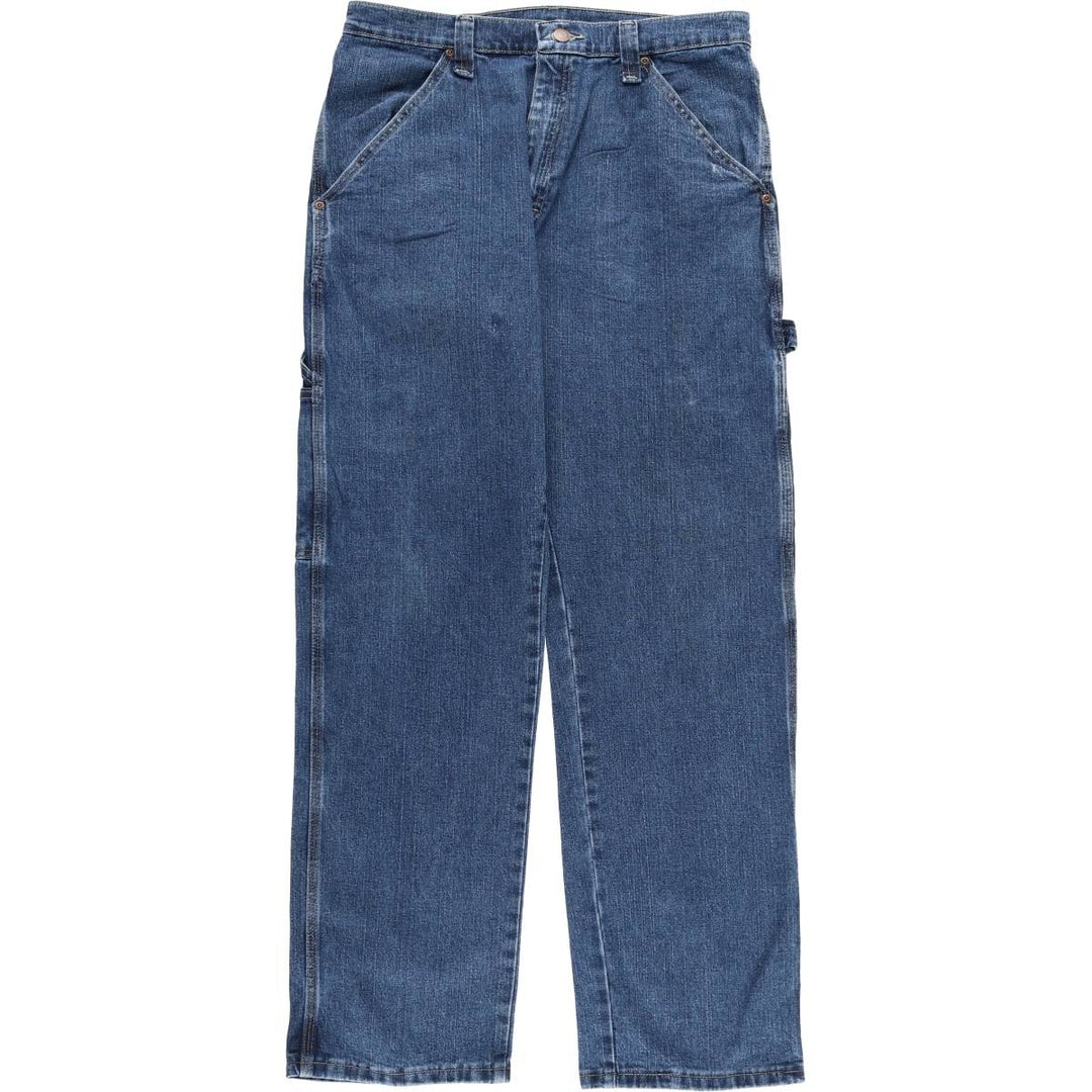 Wrangler Denim Painter Pants for Men, W32 equivalent cotton blue type Vintage Second Hand