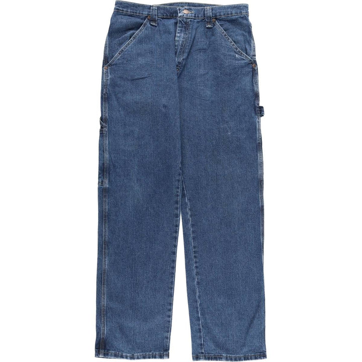 Wrangler Denim Painter Pants for Men, W32 equivalent cotton blue type Vintage Second Hand