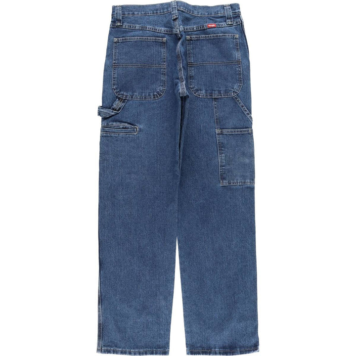 Wrangler Denim Painter Pants for Men, W32 equivalent cotton blue type Vintage Second Hand