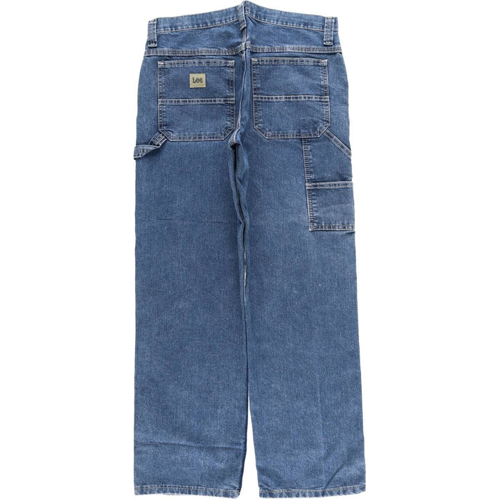 Lee Loose Fit Denim Painter Pants, Men's, Size 34 cotton blue type Vintage Second Hand
