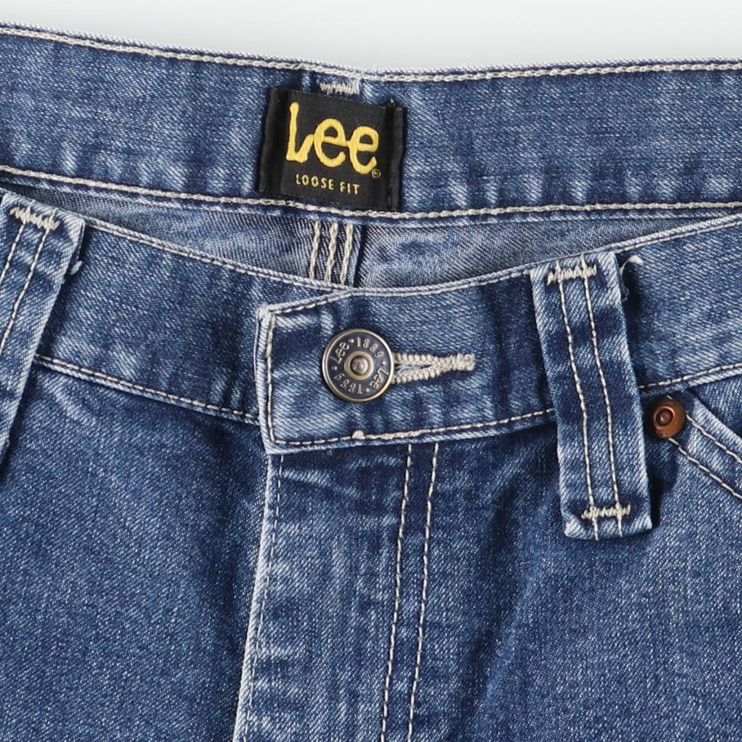 Lee Loose Fit Denim Painter Pants, Men's, Size 34 cotton blue type Vintage Second Hand